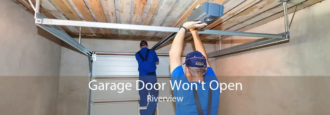 Garage Door Won't Open Riverview