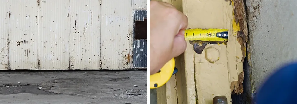 Lift Master Rusty Garage Doors in Riverview, Florida
