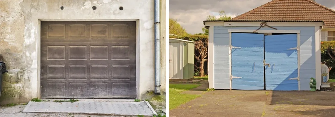 Rotten Steel Garage Door Repair in Riverview, Florida