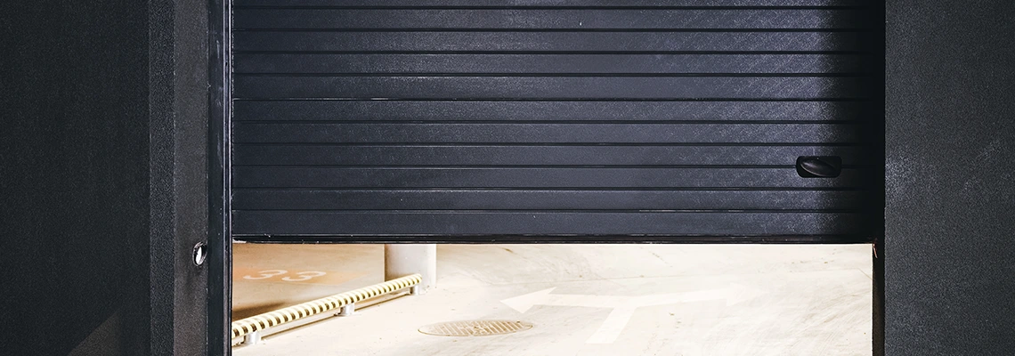 Residential Black Garage Door Installation in Riverview, FL